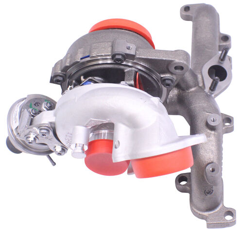 Exhaust manifold with turbo- product photo Front View L